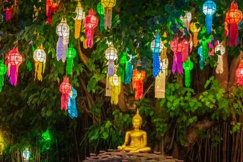 Loi Krathong lanterns Stock Photos