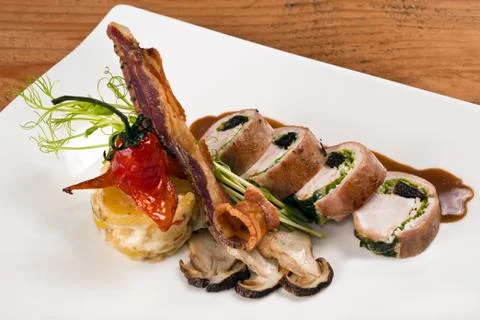 Loin of rabbit Stock Photos