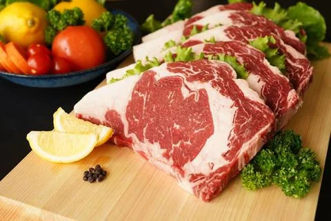 Loin Steak Foto stock
