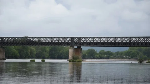 Loire bridge Video stock 89215569