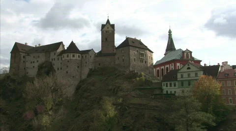 Loket Castle Stock Footage 547819