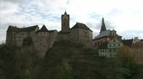 Loket Castle Stock Footage 647382