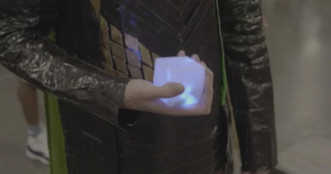 Loki Cosplay (Close-Up) Stock Footage 168113423