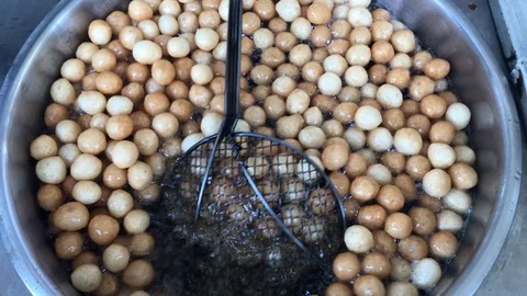 Lokma dessert. 스톡 동영상 90302318