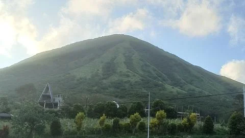Lokon Mountain Stock Photos