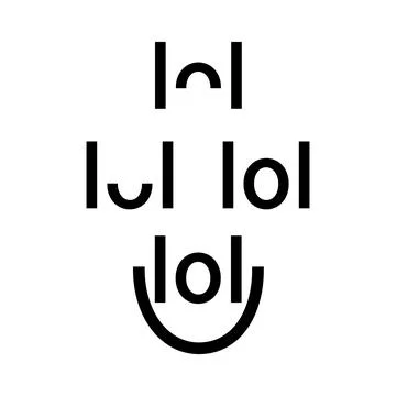 Lol icons Stock Illustration