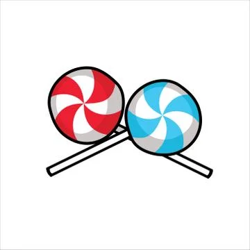 Lollipop candy illutration Stock Illustration