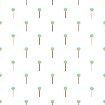 Lollipop candy pattern creating sweet food background repeating Illustrazione stock
