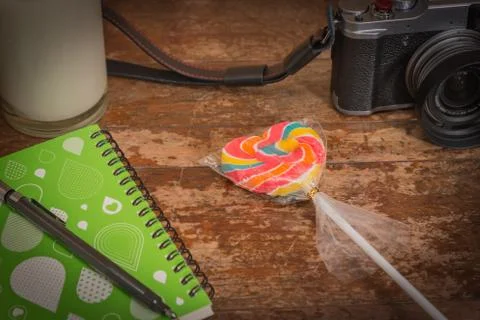 Lollipop candy Stock Photos