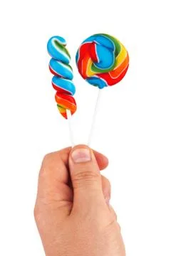 Lollipop candy Stock Photos