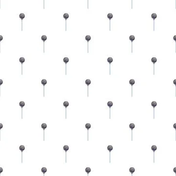 Lollipop candy seamless pattern on white background Illustrazione stock