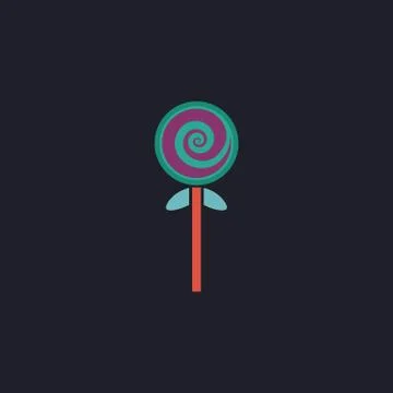 Lollipop computer symbol 스톡 일러스트