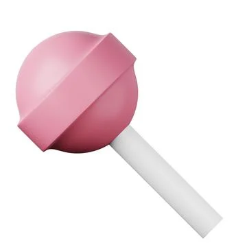 Lollipop high quality 3d render illustration. Stock Illustration