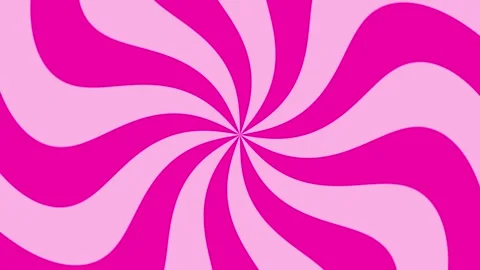 Lollipop hypnotic pink spiral, Dynamic spin motion. Stock Footage 272407653