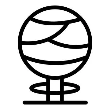 Lollipop icon outline vector. Candy pop Stock Illustration