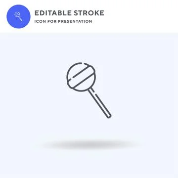 Lollipop icon vector, filled flat sign, solid pictogram isolated on white, lo イラスト素材