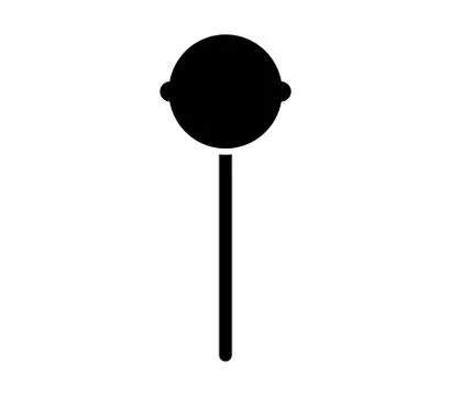 Lollipop icon on white background Stock Illustration