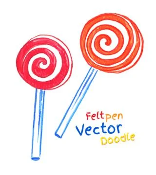 Lollipop Stock Illustration