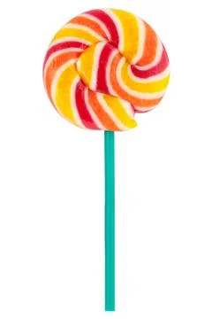 Lollipop isolated on white Stock Photos
