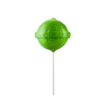 Lollipop lime Stock Photos
