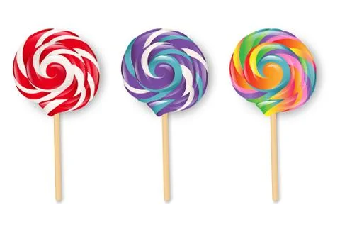 Lollipop Set Stock Illustration