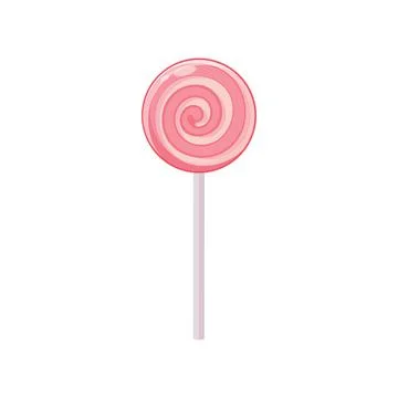 Lollipop. Vector illustration isolated on white background Stock Illustration