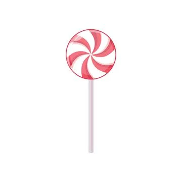 Lollipop. Vector illustration isolated on white background Stock Illustration