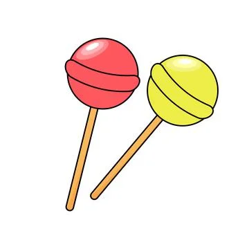 Lollipops Chupa-Chups Stock Illustration