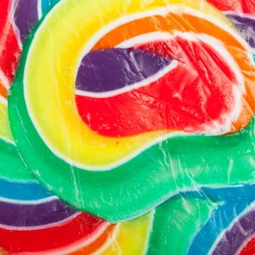 Lollipops close-up Stock Photos