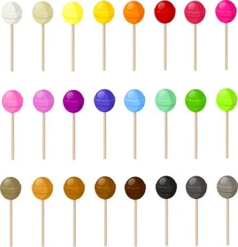 Lollipops Stock Illustration
