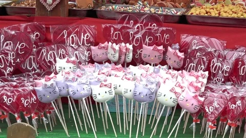 Lollipops on the stand 動画素材 70327086
