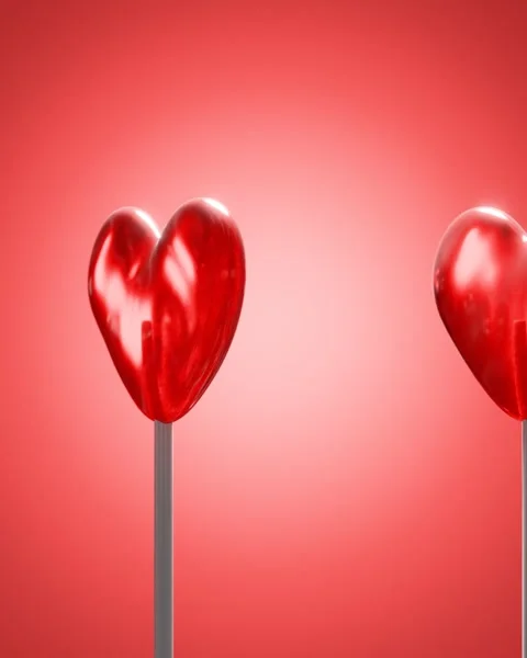 Lolly background for valentine's day Stock-Footage 297632315