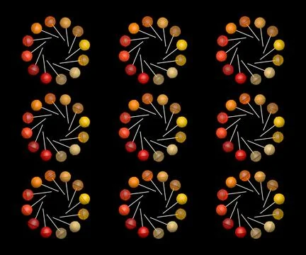 Lollypops Illustrazione stock