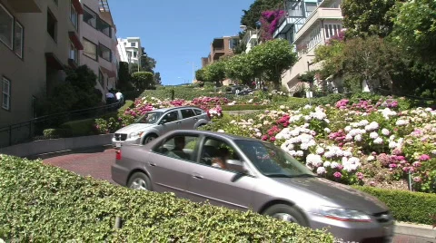 Lombard from bottom Stock Footage 270762