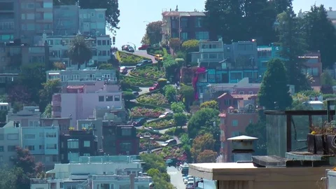 Lombard Street 2 Stock Footage 72496703