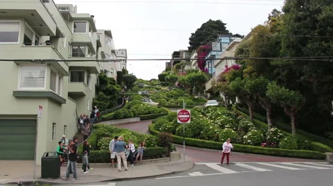 Lombard Street 動画素材 52329947