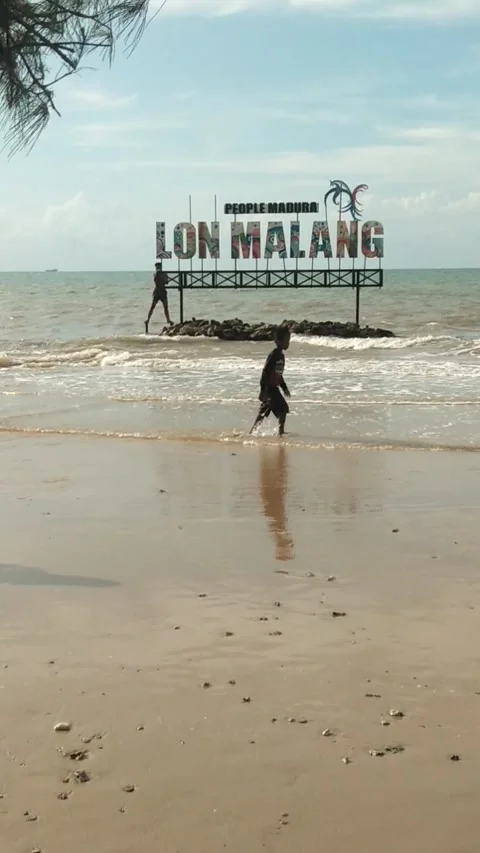 Lon Malang Beach Stock Footage 243189940