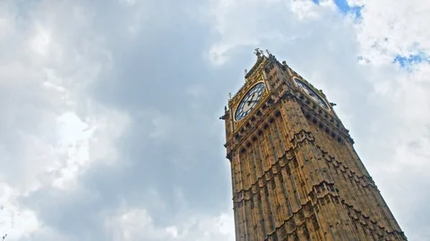 London Big Ben Tower Clock Vidéo 90481620