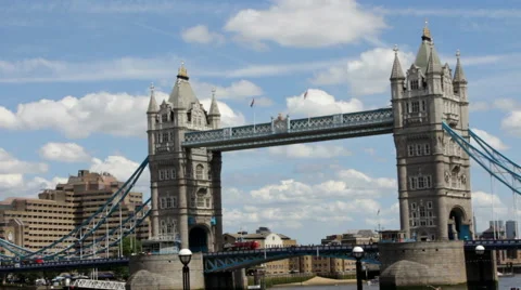 London Bridge at Daytime Stock Footage 46843484