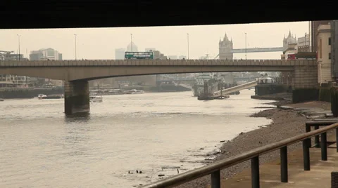 London Bridge Stock Footage 38457777