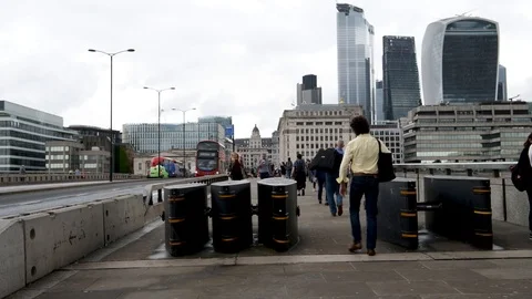 London Bridge Stock Footage 112882594