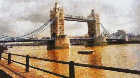 London bridge Stock Illustration