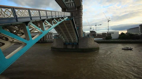 London bridge opened Stock Footage 40763990