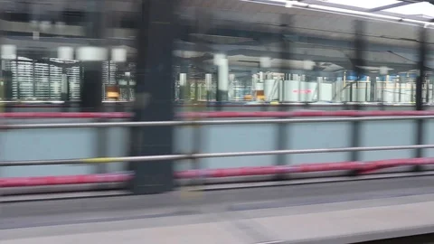London Bridge platform reconstruction Stock Footage 93866824