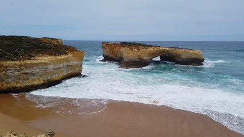 London Bridge Rock 库存影片 101762399