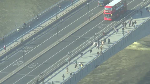 London Bridge Rush Hour Stock Footage 173441713