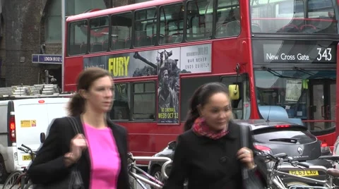 London Bridge Station Stock Footage 43087079