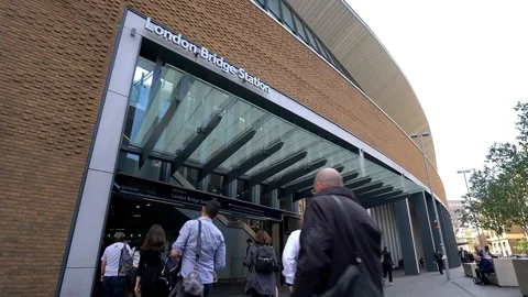 London Bridge Station Stock Footage 108553089