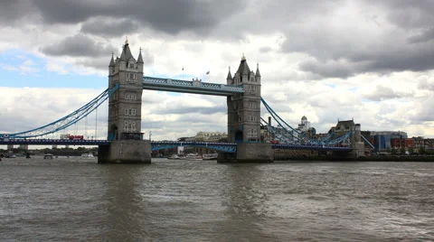 London Bridge wide Stock Footage 5163312
