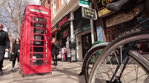 London BRoll-Telephone both Video stock 40541845